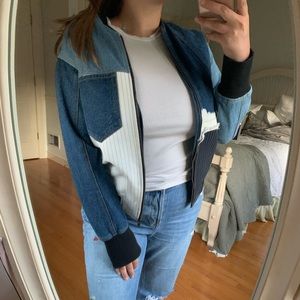 PATCHY DENIM JACKET